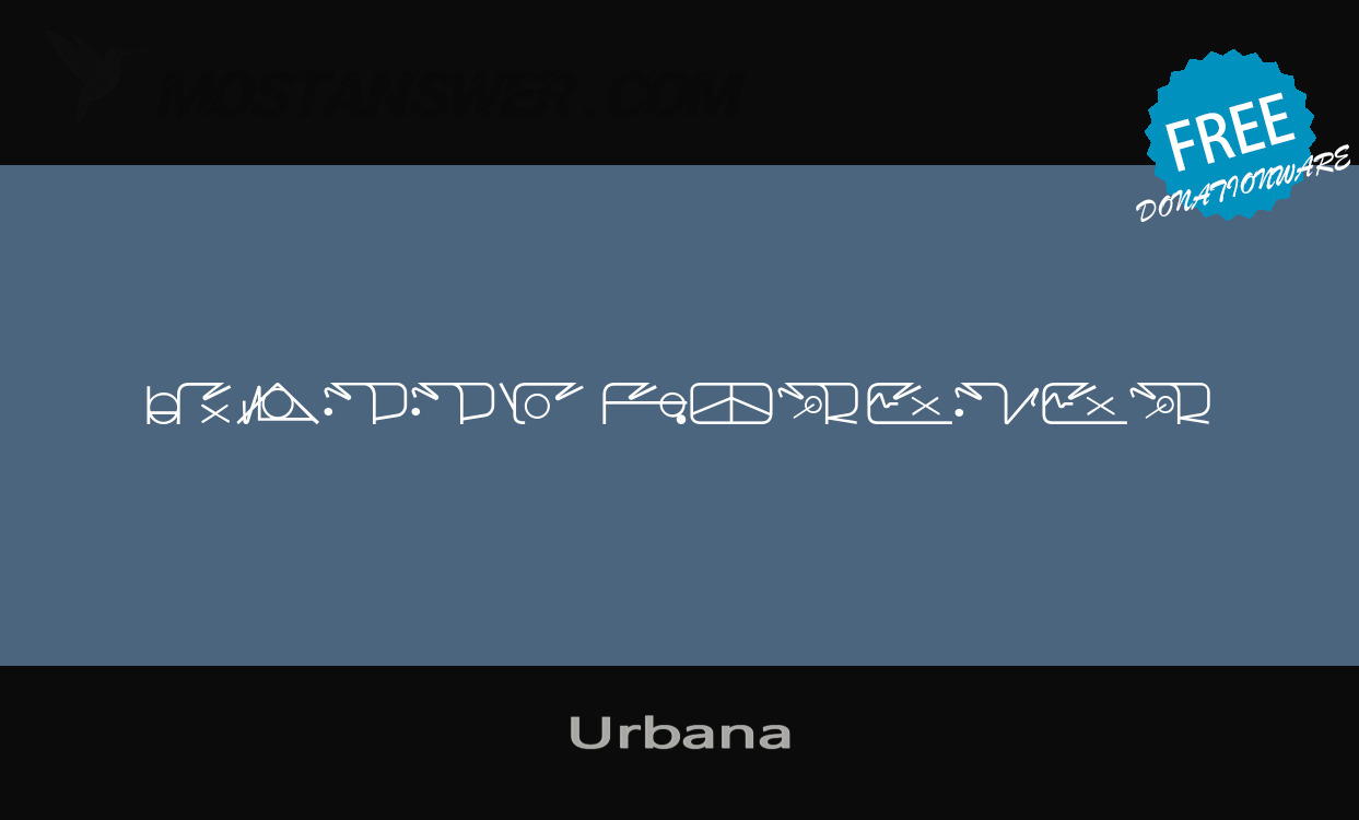 Urbana 2020 Font By Sco