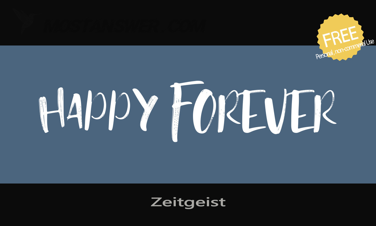 Zeitgeist RegularDemo Font by Hindia Studio | mostfont.com